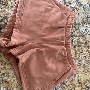 Rust Orange Aerie Casual Shorts